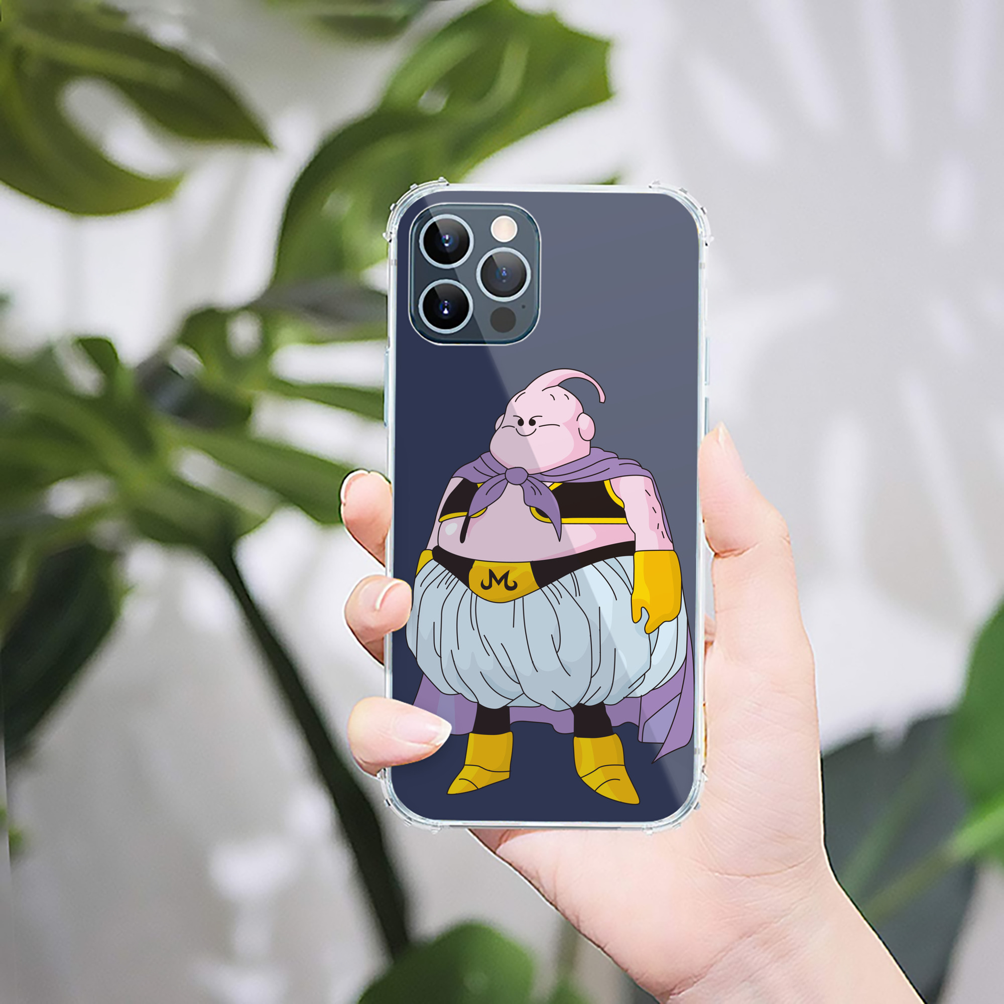 （画像用） ドラゴンボール 魔人ブウ DRAGON BALL Majin Buu 【iPhone 12シリーズ対応】透明スマホケース（クリアソフトケース）